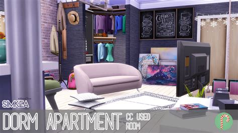 My Sims 4 Blog Dorm Apartment By Simkea