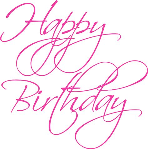 Happy Birthday Word Free Vector Graphic On Pixabay