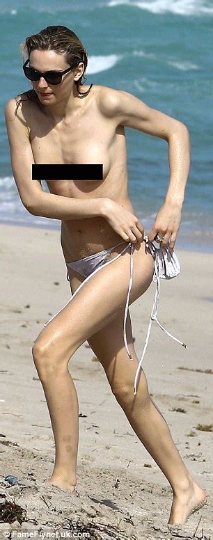 Transgender Model Andreja Pejic Goes Topless On The Beach In Miami