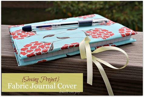 Fabric Book Cover Diy Journal Cover Instructions Craftionary