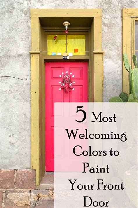How To Paint Your Front Door F