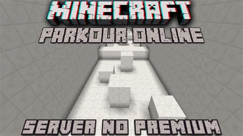 Minecraft Parkour Online En Un Server No Premium Con Subs Youtube