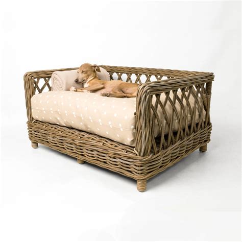 Raised Rattan Dog Bed By Charley Chau
