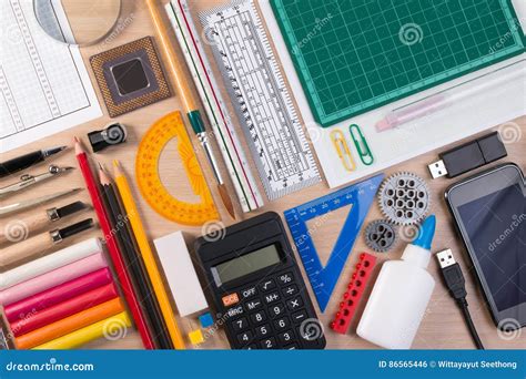 School Stationary Stock Photos Royalty Free Stock Images