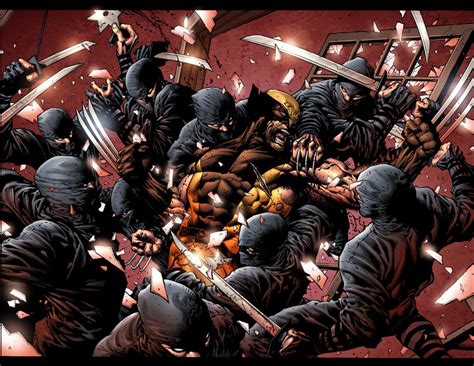 Comics Forever Wolverine Vs A Hell Of A Lotta Ninjas