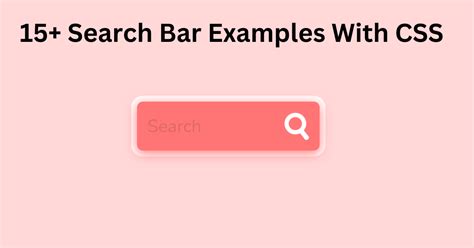 53 Search Bar Using Css Demo Code