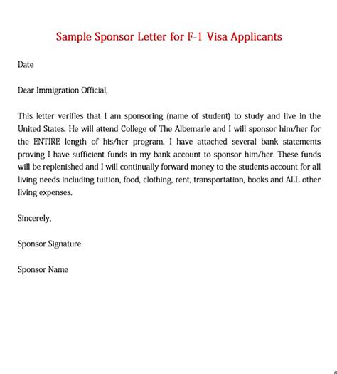 Visa Sponsorship Letter And Tips To Make The Reader Interested In