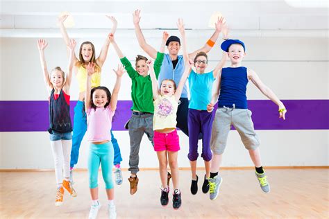 Dance Teacher Giving Kids Zumba Fitness Class Focus Dance Center
