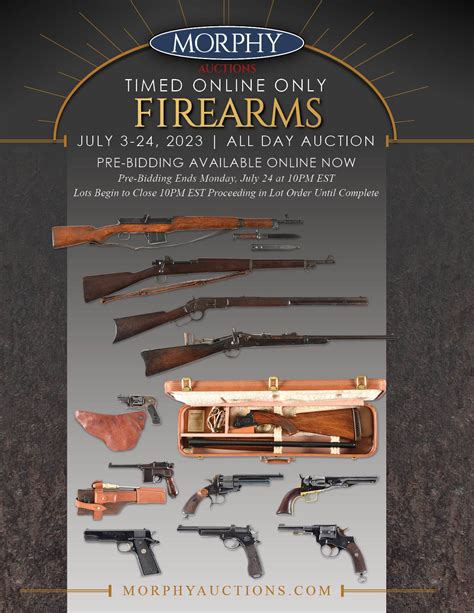 Timed Online Only Firearms Morphy Auctions Morphy Auctions