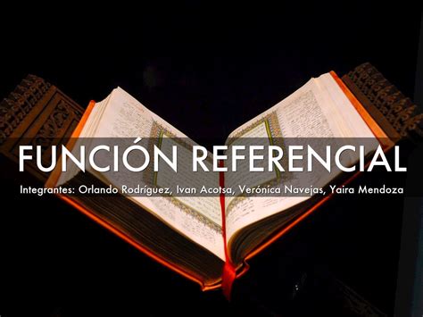 Copy Of FunciÓn Referencial By Yairamendozae