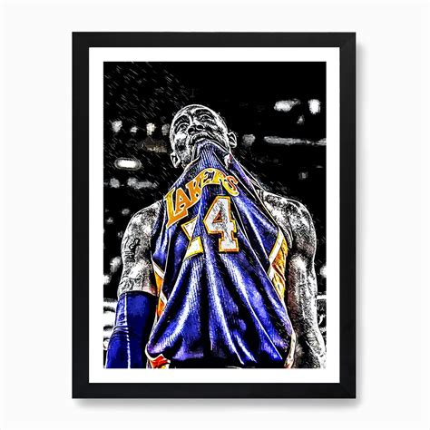 Kobe Bryant Kobe Bryant Art Print By Aul Art Fy