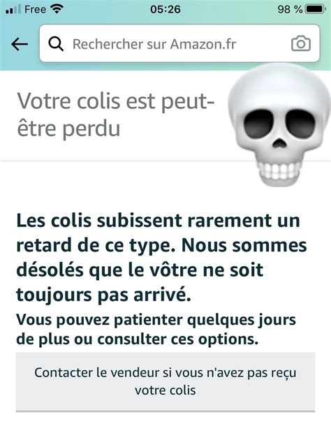 Or, le viseur en demi croix expliquais mon choix de viseur holo je réfléchi à renvoyer le colis si … Colis Non Reçu Amazon Réclamation / Reclamation Amazon ...