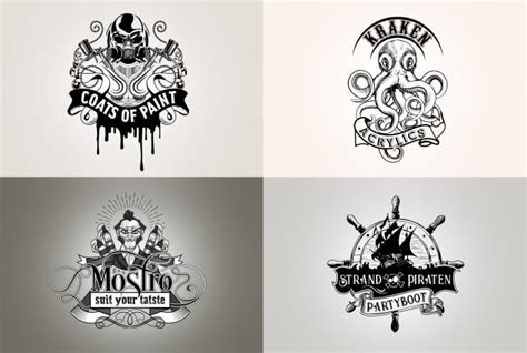 Create vintage logo with art noveau illustration by Shaheena_expert