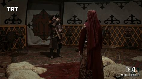 Ertugrul Bey Halima Sultan Hug Scene In Urdu Season 3 Youtube