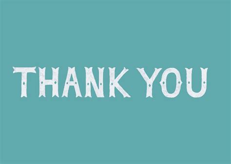 Handwritten Style Of Thank You Free Vector Rawpixel