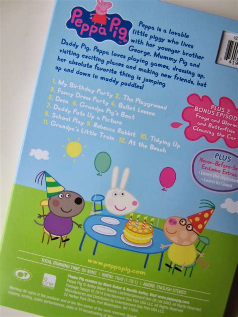 Peppa Pig My Birthday Party Dvd Review And Giveaway