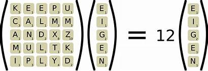 Matrix Joke Vector Barely Eigen Scrabble Eigenvector