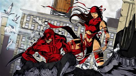Free Download Hd Wallpaper Comics Daredevil Elektra Marvel Comics