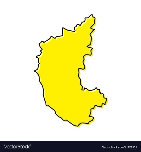 Outline Of Karnataka Map Blythe Starlene