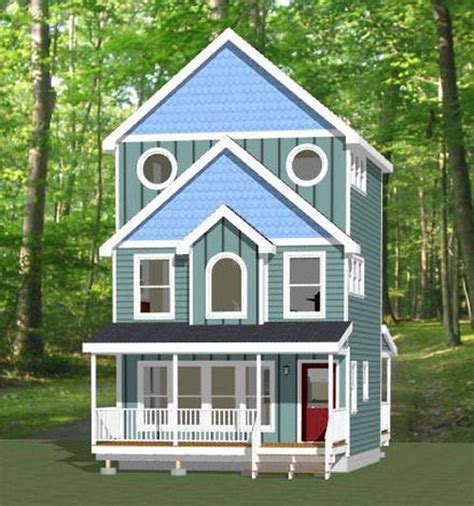 20x20 Tiny House 1067 Sq Ft Pdf Floor Plan Model 8 House