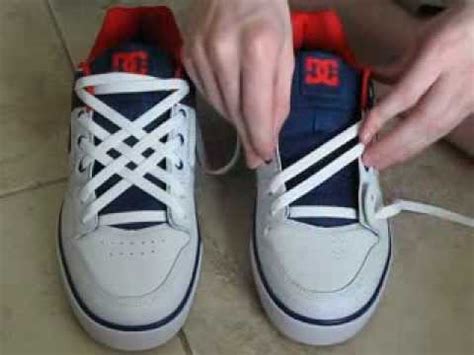 Are vans laced out of the box? Cool How To Diagonal Lace Your Shoes with No Bow - YouTube