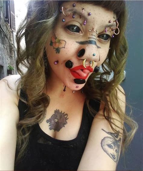 Woman Face Outline Tattoo Floating Nomad Driskulin