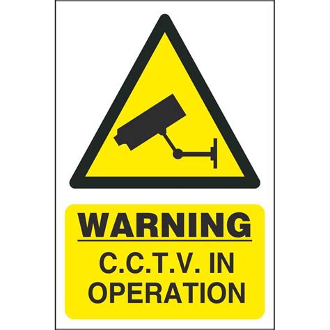 Warning Cctv Signs Hazard Workplace Safety Signs Ireland