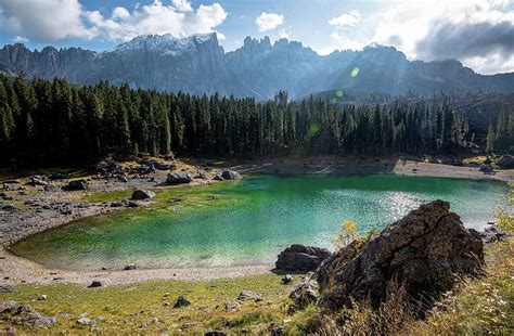Lake Carezza South Tyrol Italy Photograph By Michalakis Ppalis Fine
