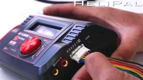 HeliPal.com - SKYRC 6X80+ Digital Multifunctional Charger Charging Procedure - YouTube