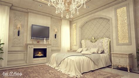 The bed is the key piece of furniture in any bedroom, and it naturally becomes the focal point. English Classic bedroom on Behance