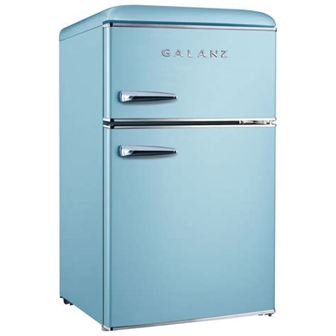 Galanz 31 Cu Ft Freestanding Top Freezer Retro Bar Fridge
