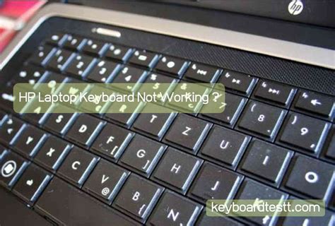 Hp Laptop Keyboard Not Working Keyboard Test Online