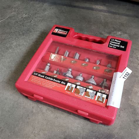 HICKORY WOODWORKING ROUTER BIT SET