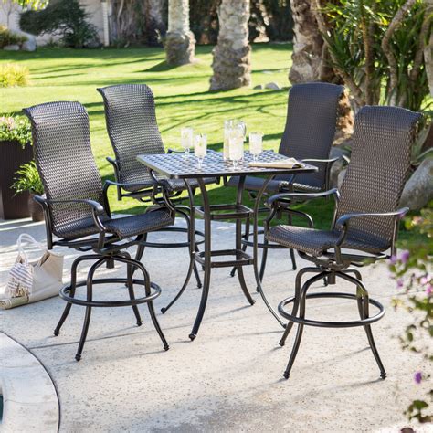 Outdoor dining sets bar height | Hawk Haven