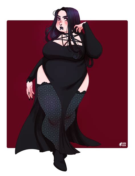 Maya’s Blog Plus Size Art Curvy Art Goth Girls