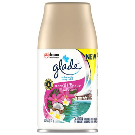 Glade Automatic Spray Refill CT Exotic Tropical Blossoms OZ Total Air Freshener