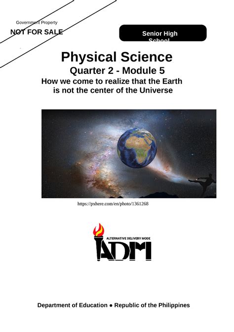 Physical Science 12 Q2 Module 1 1 Not Physical Science Quarter 2