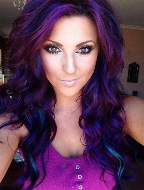 You can't not purple anyway. 43 Amazing Dark Purple Hair, Balayage/Ombre/violet - Style ...