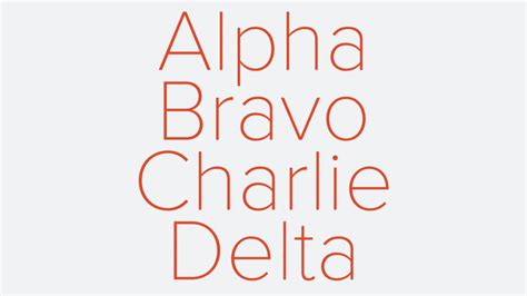 Bravo Charlie Delta Alphabet