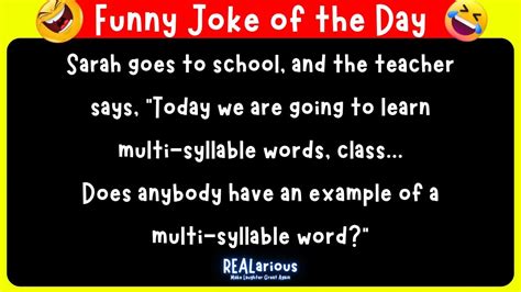Daily Joke Of The Day Funny Short Joke