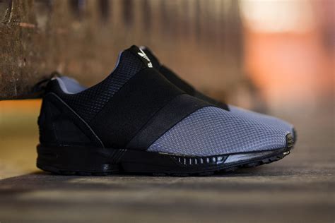 Adidas Originals Zx Flux Slip On Granitecarboncore Black Hypebeast