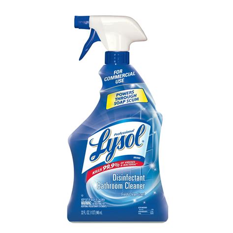 Professional Lysol Disinfectant Basin Tub And Tile Cleaner Citric Acid