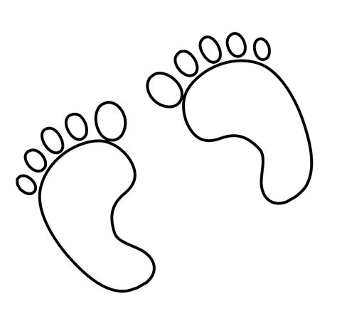Footprints Coloring Pages Coloring Home
