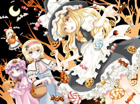 Alice Margatroid Candy Doll Halloween Kirisame Marisa Moon