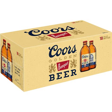 Coors Banquet Lager Beer 18 Pack 12 Fl Oz Bottles 5 Abv Beer