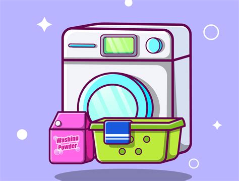 Cute Wash Machine Cartoon By Idesign On Dribbble