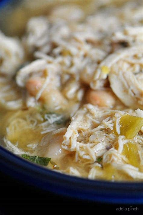 So good and ready to eat in under 20 minutes! White Chicken Chili Recipe - Add a Pinch
