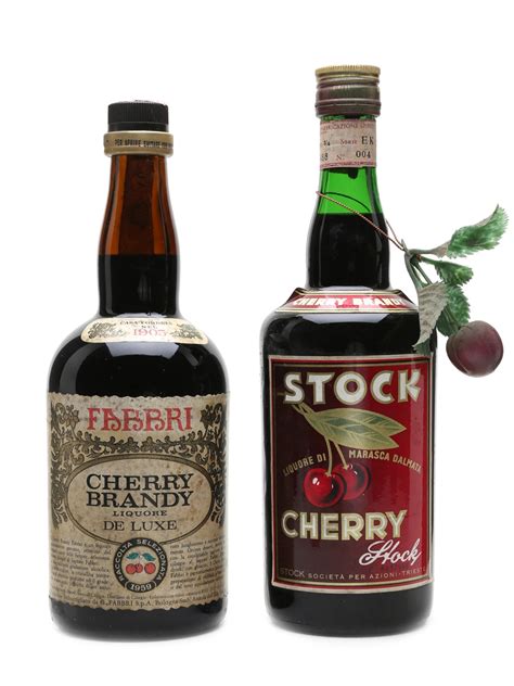 Stock And Fabbri Cherry Brandy Liqueur Lot 16426 Buysell Liqueurs Online