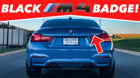 HOW TO DEBADGE AND REBADGE A CAR BMW M3 M4 F80 F82 F83 F87 F30 YouTube