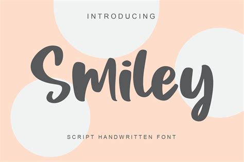 Smiley Font By AlphArt Creative Fabrica